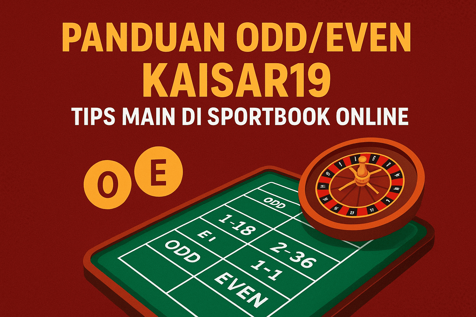 Panduan Odd/Even Kaisar19: Tips Main di Sportbook Online
